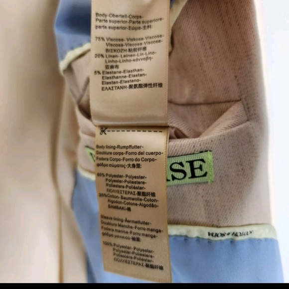 Scotch & Soda Mens |L| Summer Edition Unconstructed Double Breasted Blazer - Picture 10 of 11